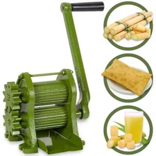 Sugarcane Juicer Machine - 2-Roller Manual Sugarcane Extractor