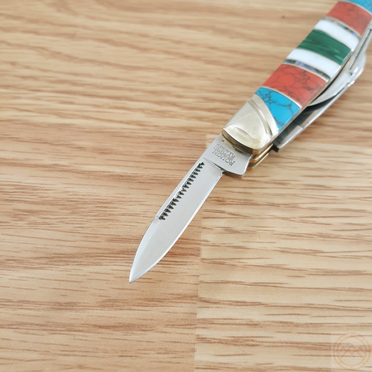 Rough Ryder Stoneworx Congress Pocket Knife 440B Steel Blades Synthetic Handle