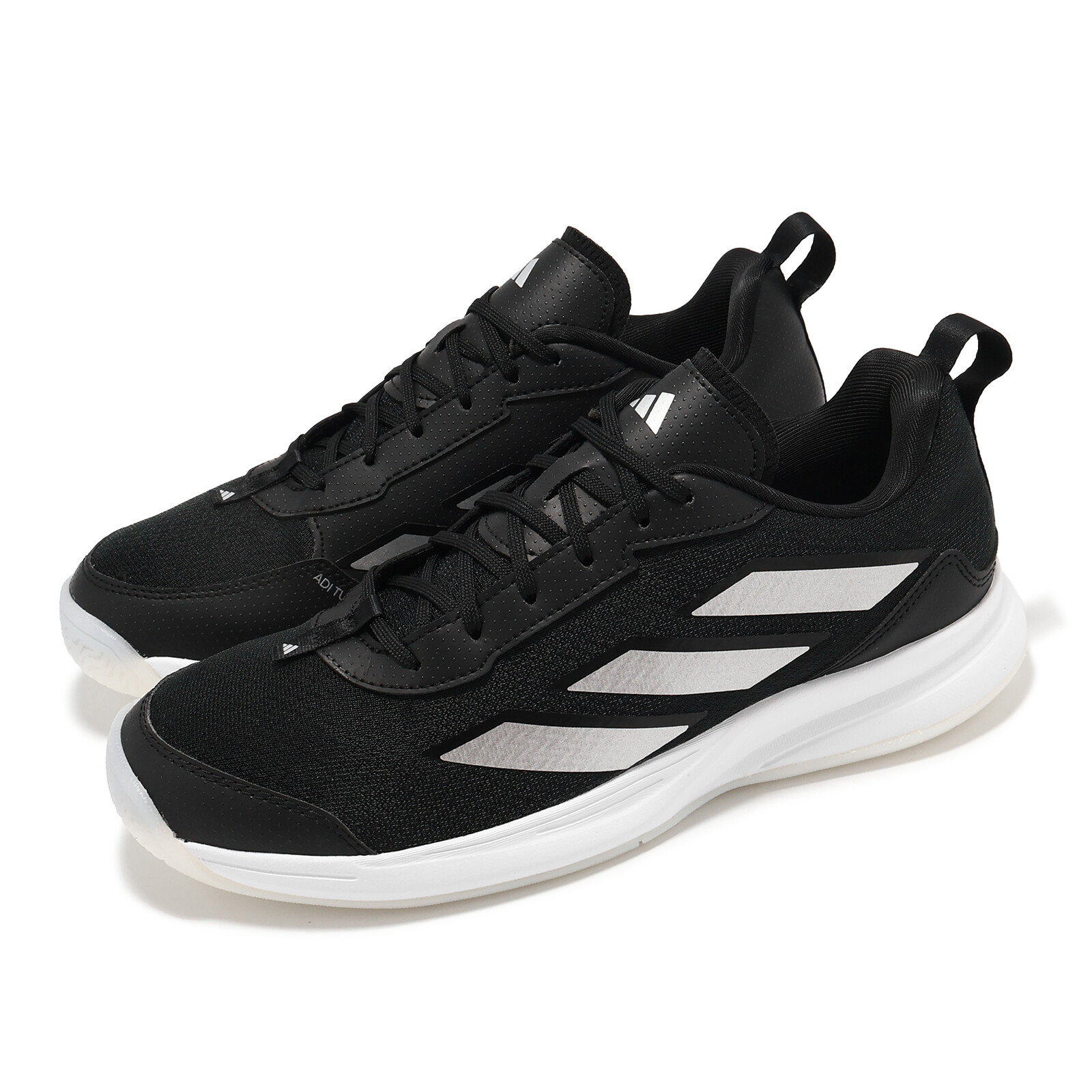 женская спортивная обувь для тенниса adidas AvaFlash Black Silver White IG9543