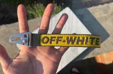 Off White Keychain 100 Authentic Created from Mini Industrial Off-White Belt