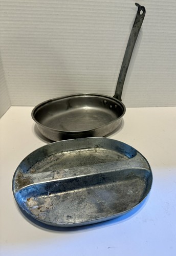 VTG 1945 WWII Era US Military Mess Kit MA Co 9x7x2.25” - Picture 5 of 14