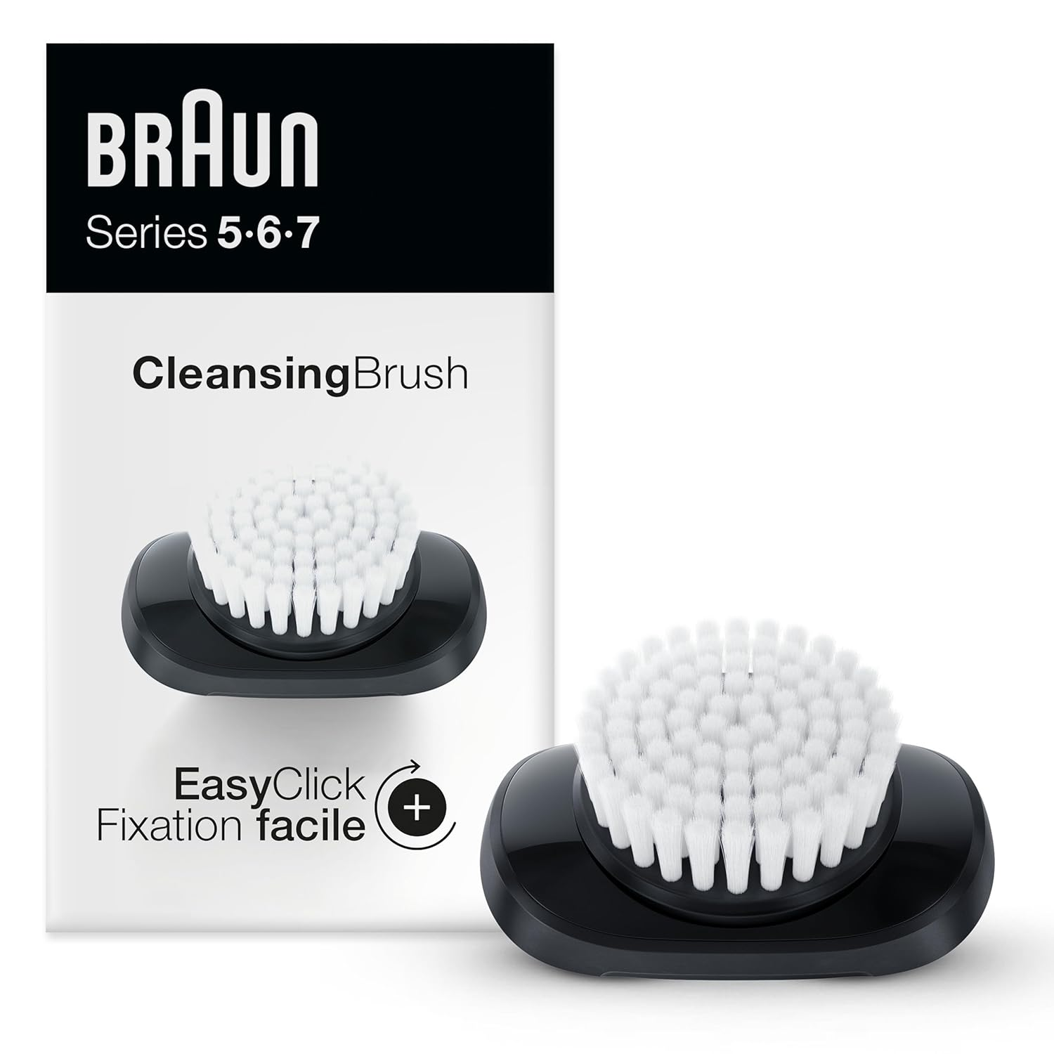 Braun Easyclick Cleansing Brush Attachment for Series 5, 6 and 7 Electric Razors