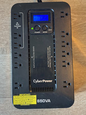 CyberPower EC850LCD 850VA 12-Outlet UPS Battery Backup - W/Battery