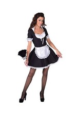 Zimmermädchen Kleid mit Schürze schwarz weiß Karneval Kostüm Damen