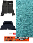 <!--F#f_0-->HOLDEN HQ HJ HX HZ SEDAN MOULDED TURQUOISE LOOP FRONT REAR & BOOT CARPET KIT<!--F/-->