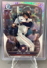 Jacob Melton 2023 Bowman Chrome Mojo Refractor #BCP-196 Houston Astros