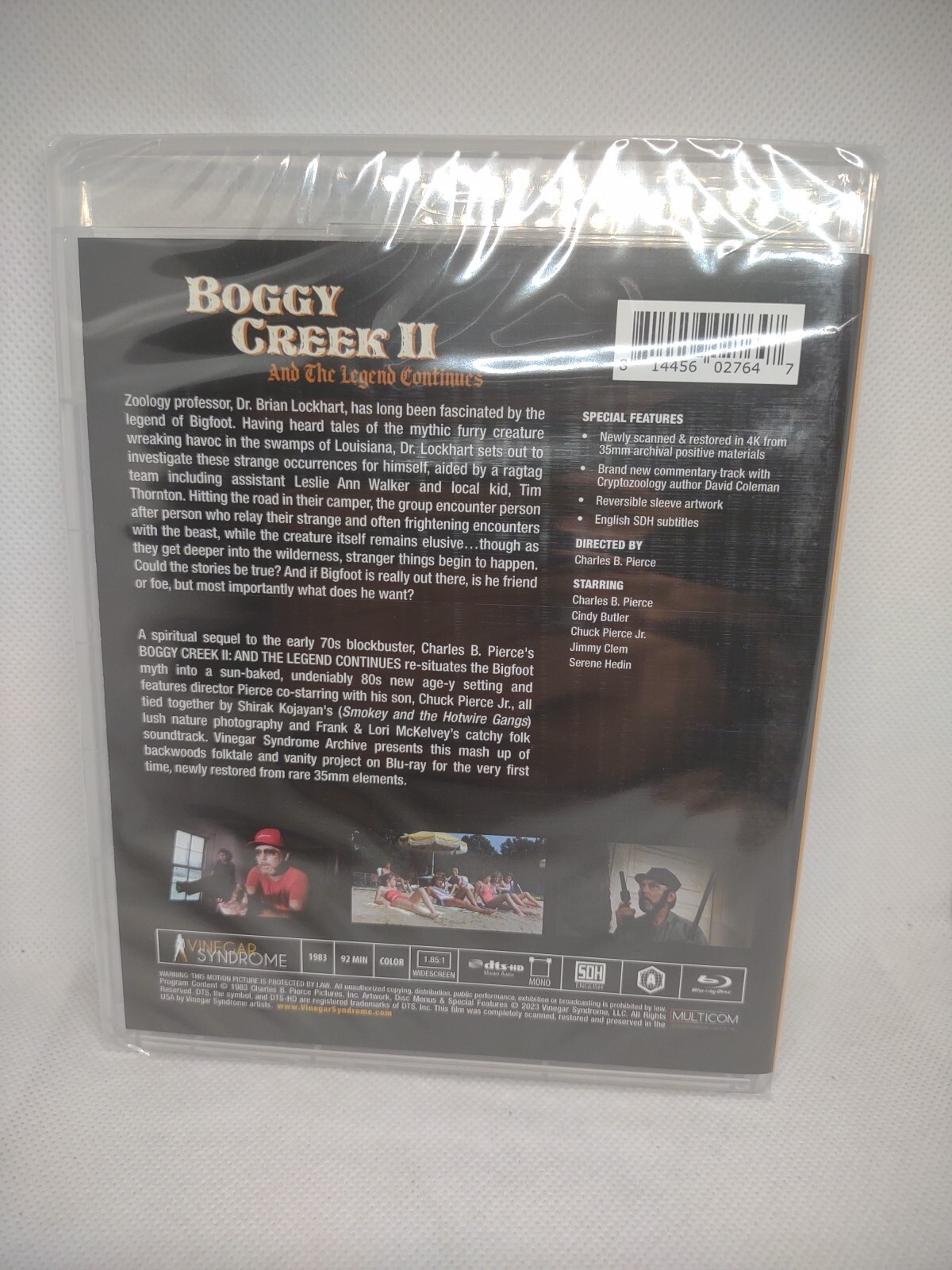 Boggy Creek II 2 The Legend Continues BluRay OOP Vinegar Syndrome VSA