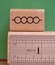 Montessori Bead Bar Mathematics Teaching System, wood mounted rubber stamps