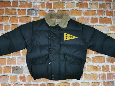 Chevignon Winter Vintage Down Jacket Tog's Unlimited Ski Time Gr: M Tip Top