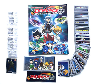 BeyBlade - Metal Masters (2012)  Stickeralbum + kompletter Satz , Panini ,selten