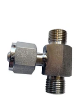 Breathing Air CGA-346 Stainless Steel Coupler Manifold Tee Y Adapter SCUBA SCBA