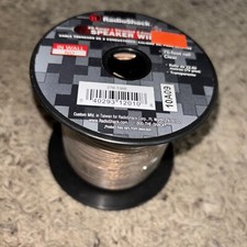 NEW  SEALED RADIO SHACK 20 GAUGE STRANDED 2 CONDUCTOR SPEAKER WIRE-75 FOOT
