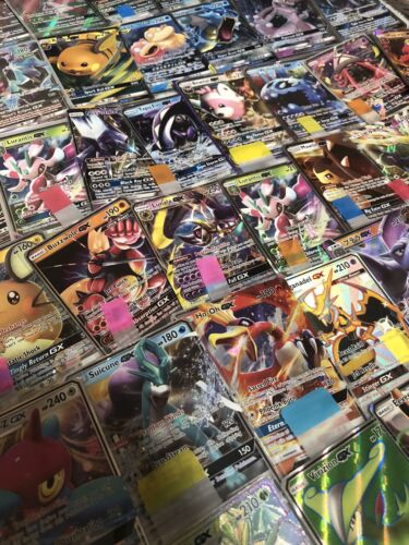 Pokemon 50 Official TCG Cards Lot with Ultra Rare Included - GX EX MEGA + HOLOS - Picture 1 of 10