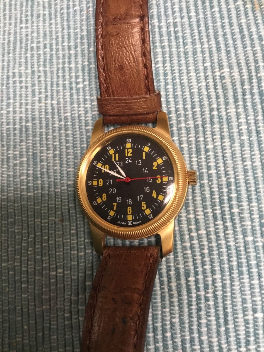 Mens A-D Specfication MIL W-6433 Military Style Watch | eBay