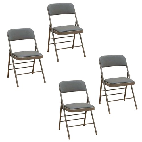 Steel Frame Foam Padded, Light and Portable Folding Chair(4 PACK) - Picture 8 of 14