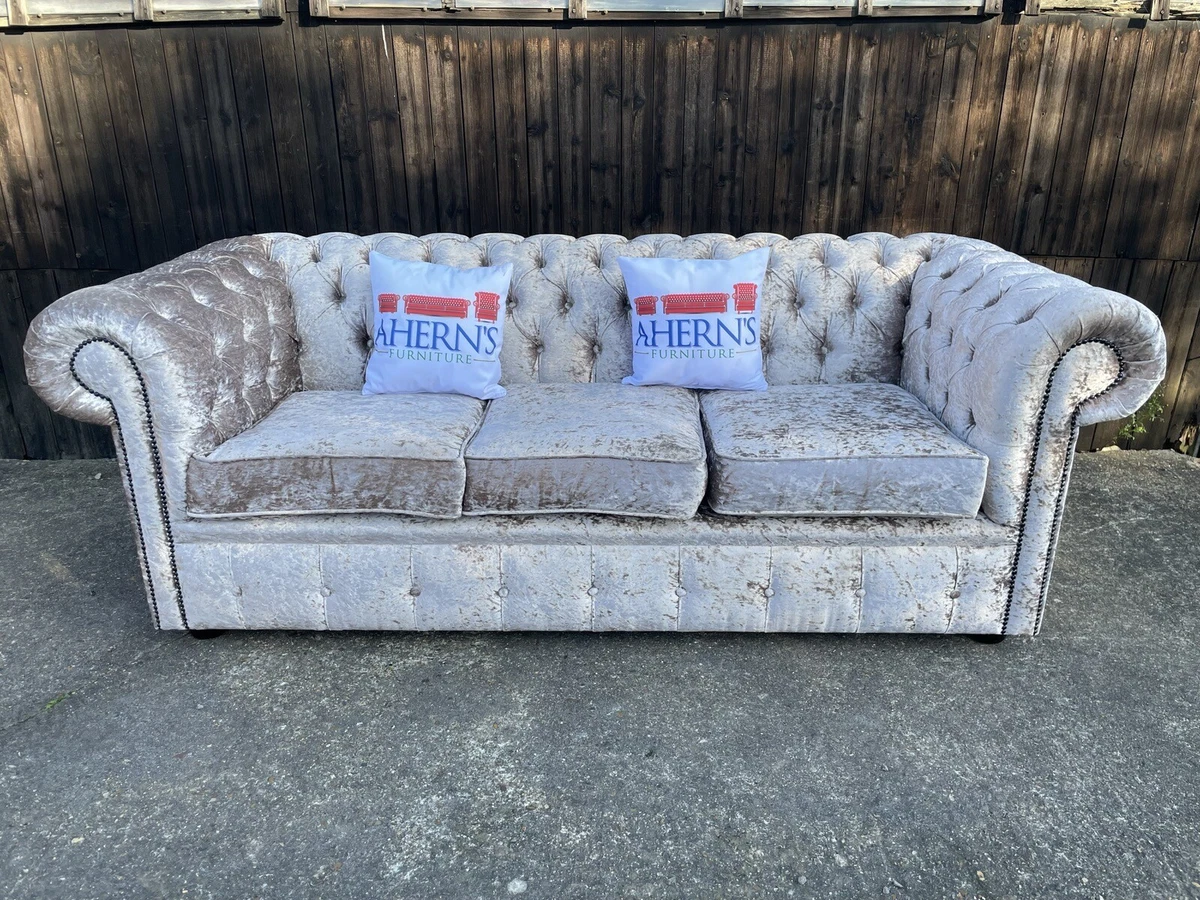 Ebay crushed velvet on sale sofa