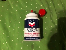 Vintage Chevron Oil Company starting fluid spray can 1954 excellent
