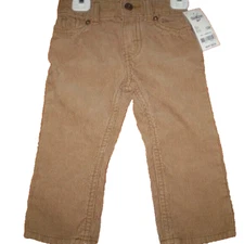 Osh Kosh Beige Corduroy Cotton Pants Size 12 mos Winter Fall Holiday Warm