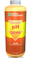 General Hydroponics pH Down 32 oz / 1 Quart -buffer gh adjuster hydroponic