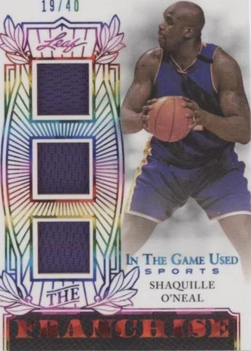 2024 Leaf in the Game Used Sports - Shaquille O'Neal #TF-SO1