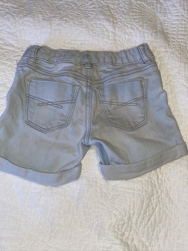 Girls Gap Jean Shorts Stretch Midi Short, Size 5 adjustable waist - Picture 2 of 4