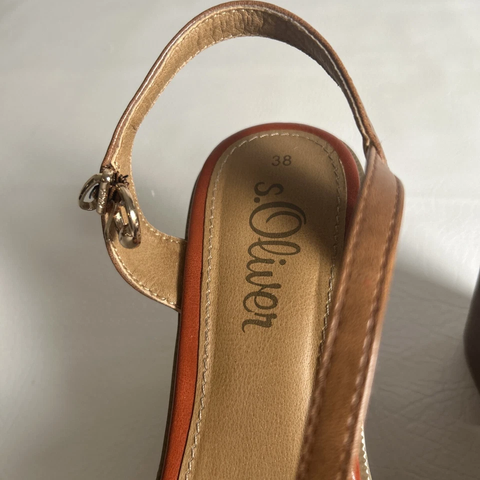 S. Oliver Platform Sandals EU 38 US 7.5 - Image 3 of 4