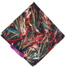 Topman Liberty Art Fabrics Mens Multicolor Paint Pocket Square L37760