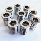 <!--F#f_0-->M6 M8 M10 Stainless Steel Furniture Nut Hex Flat Head Screw Threaded Wood Insert<!--F/-->