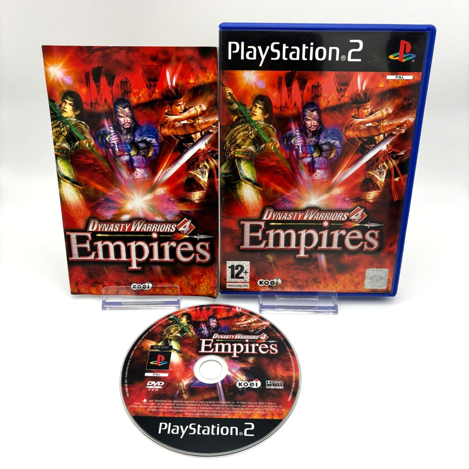 Dynasty Warriors 4 Empires (PAL Sony PS2, 2004) *Near Mint* CIB *Disc Perfect*