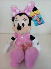 Disney Mickey Mouse Club House Fun-Minnie Soft Plush in Pink 16" NEW