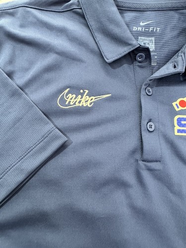 NWT Men’s Chicago White Sox Nike Polo Shirt Size Medium Men’s Blue Shirt MLB - Picture 8 of 11