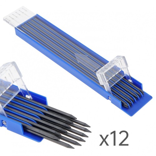2X Lápices Mecánicos de Carpintero para Carpintería con 24 Recambios 2mm para Carpintero - Imagen 7 de 10