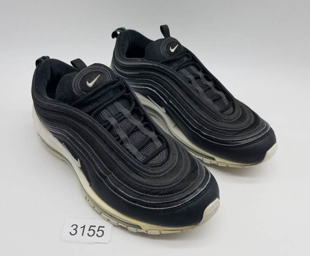 Nike Air Max 97 Mens Size 9 Black Sneakers Check Description  