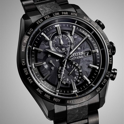 CITIZEN ATTESA AT8287-62E HAKUTO-R ACT Line Titanium Men's Watch Japan - Picture 10 of 15