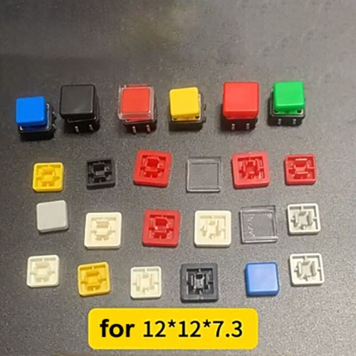 10x10 12x12 Tactile Push Button Switch Caps for 12x12x7.3mm Squar Tactile Switch - Picture 2 of 16