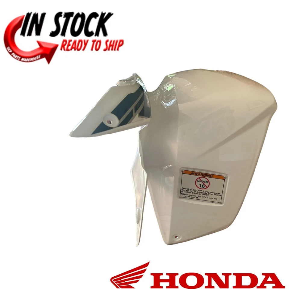 Guardabarros delantero derecho honda blanco 2006-2024 trx250x ex oem genuino 61150-hn6-f30za Foto 2 de 4