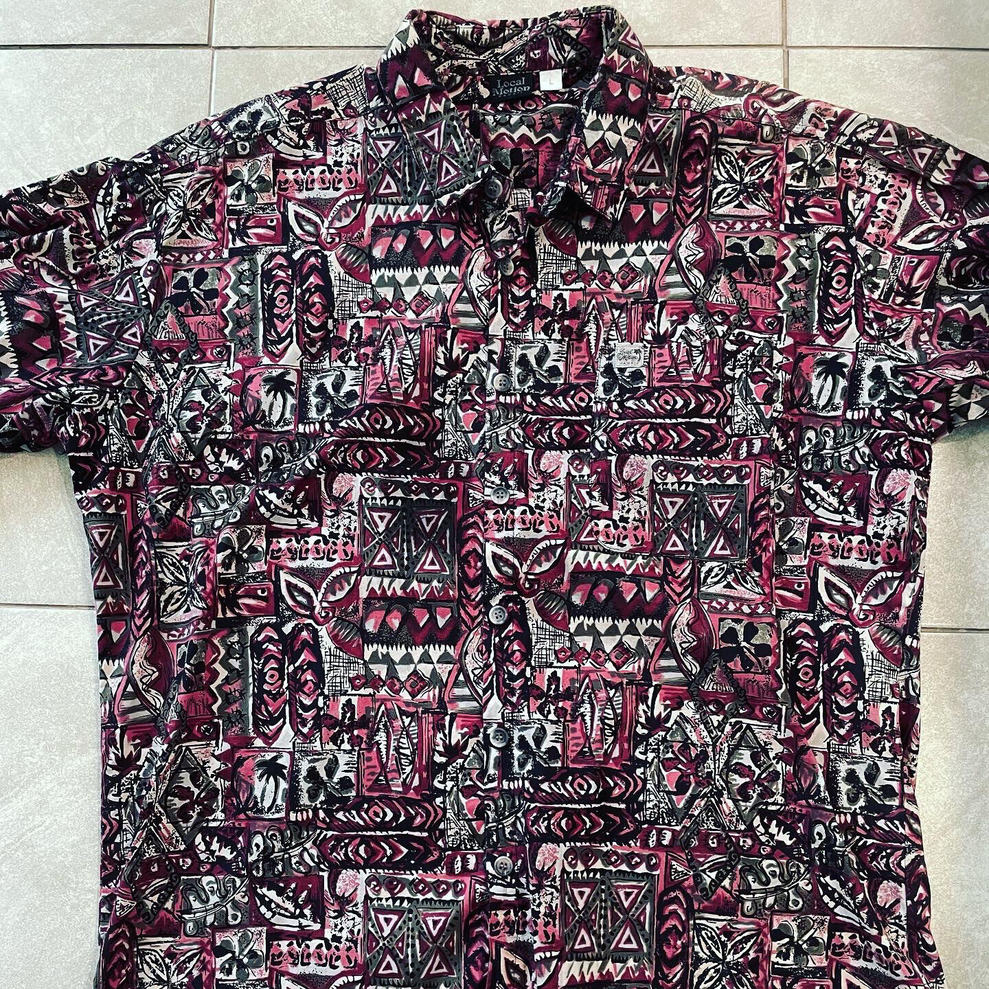 Vintage Local Motion Button Down - image 1