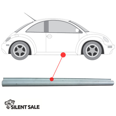 Einstiegschweller Reparaturblech links = rechts für VW New Beetle 9c 98-10