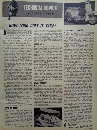 Motorcycle scooter & three-wheeler mechanics June 1960 TRIUMPH ETC - Picture 14 of 22