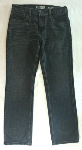 Levi Strauss Signature, Men's Relaxed Jeans, Straight Leg, 30X32 (Actual 30X31)