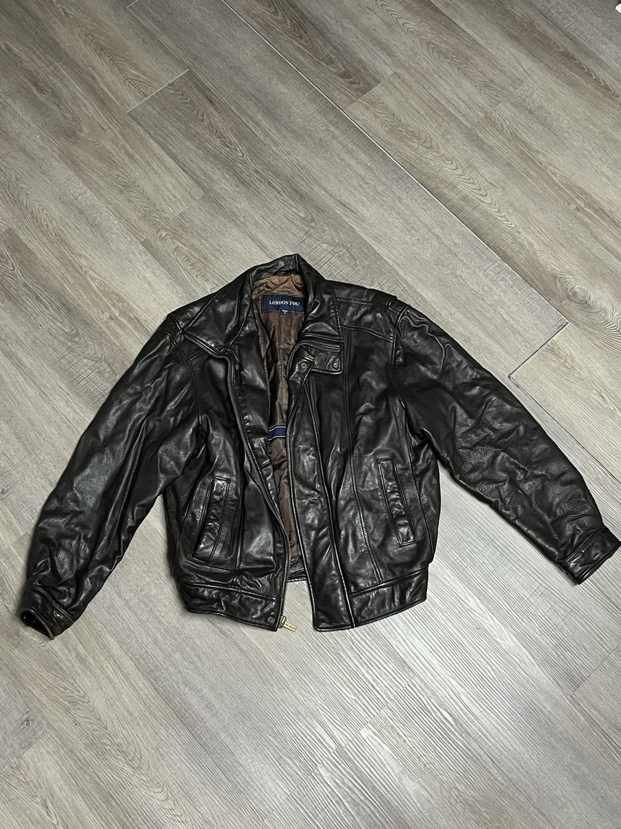 London Fog Leather Jacket products for sale | eBay