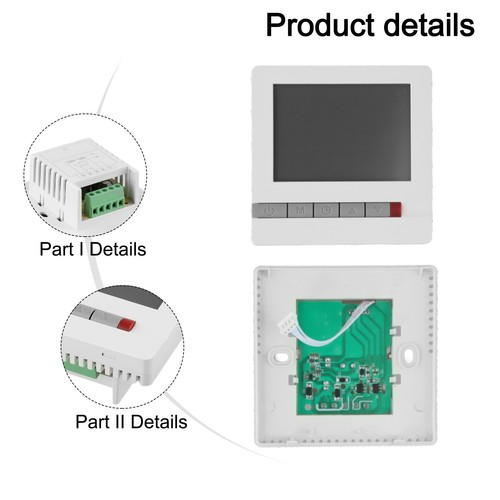 User Centric LCD Thermostat for Enhanced Temperature Control Experience - Zdjęcie 13 z 35