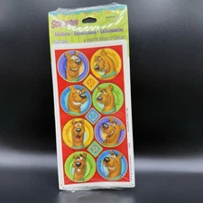 VTG  Hallmark Scooby Doo Faces Sticker Pack Of 4 Sheets Cartoon Network HB  WB