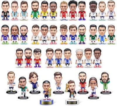 Zuru BALLERS - Fifa World Cup 2026 - RARE - Messi - Valverde - Kane - Carvajal