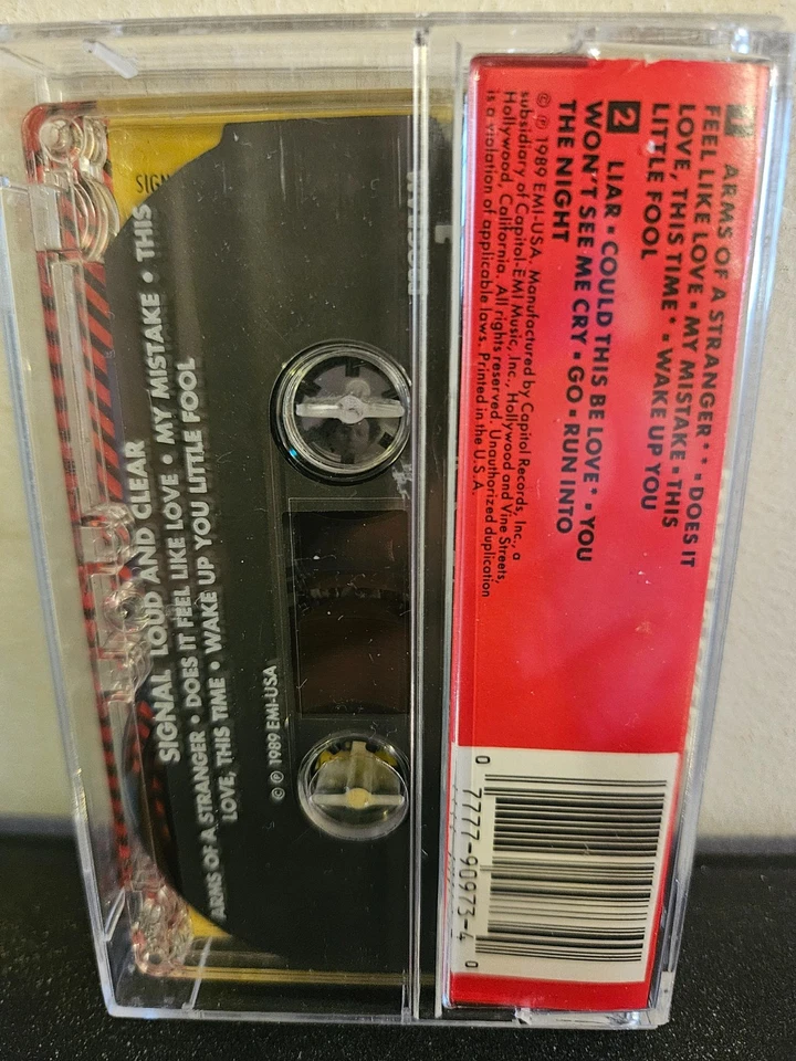 SEÑAL Fuerte y Transparente 1989 CINTA DE CASETE MARCA LIBRE KING KOBRA GLAM/CABELLO METAL Foto 4 de 4