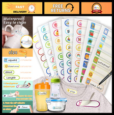 64pcs Waterproof Baby Bottle Labels - Personalized Name Stickers for Kids Todd