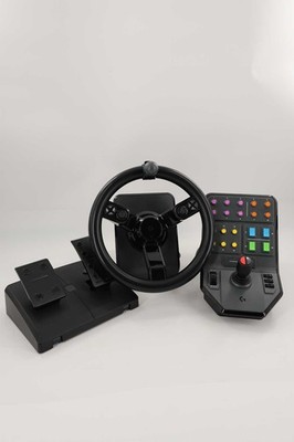Logitech G Heavy Equipment Gaming Lenkrad-Schalthebel, PC, USB, schwarz