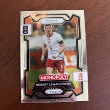 ROBERT LEWANDOWSKI 2026 Monopoly Prizm FIFA World Cup Soccer Card #84 Poland