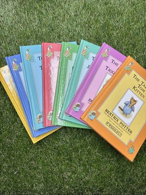 Beatrix Potter Peter Rabbit Books Lot of 8 Frederick Warne 1992 Hardcover