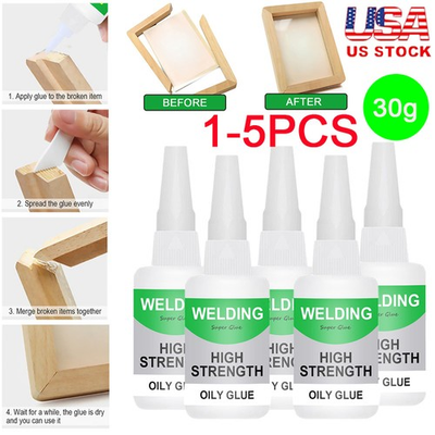 #ad Multifunctional Welding High Strength Oily Glue Uniglue Universal Super Glue 30g $23.88